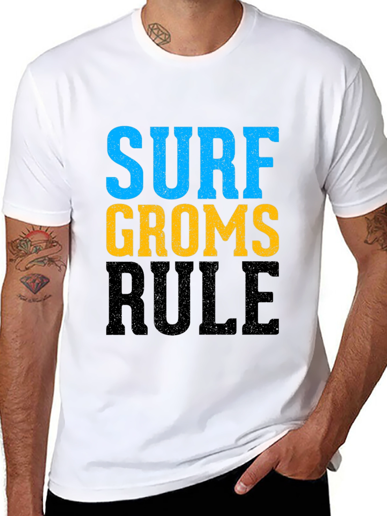 Surf Groms Rule Graphic T-Shirt