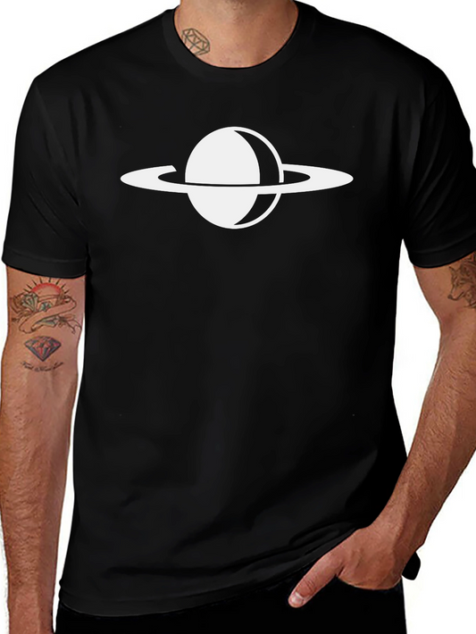 Saturn Graphic Tee - Stylish Planet Design