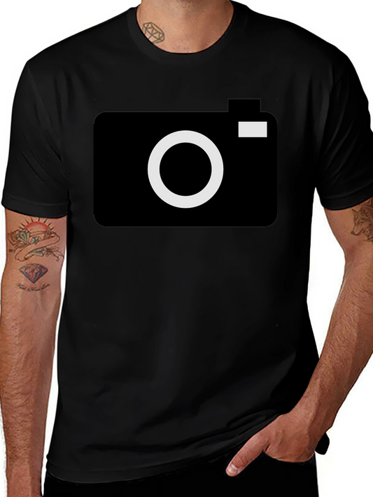 Camera Graphic Black T-Shirt