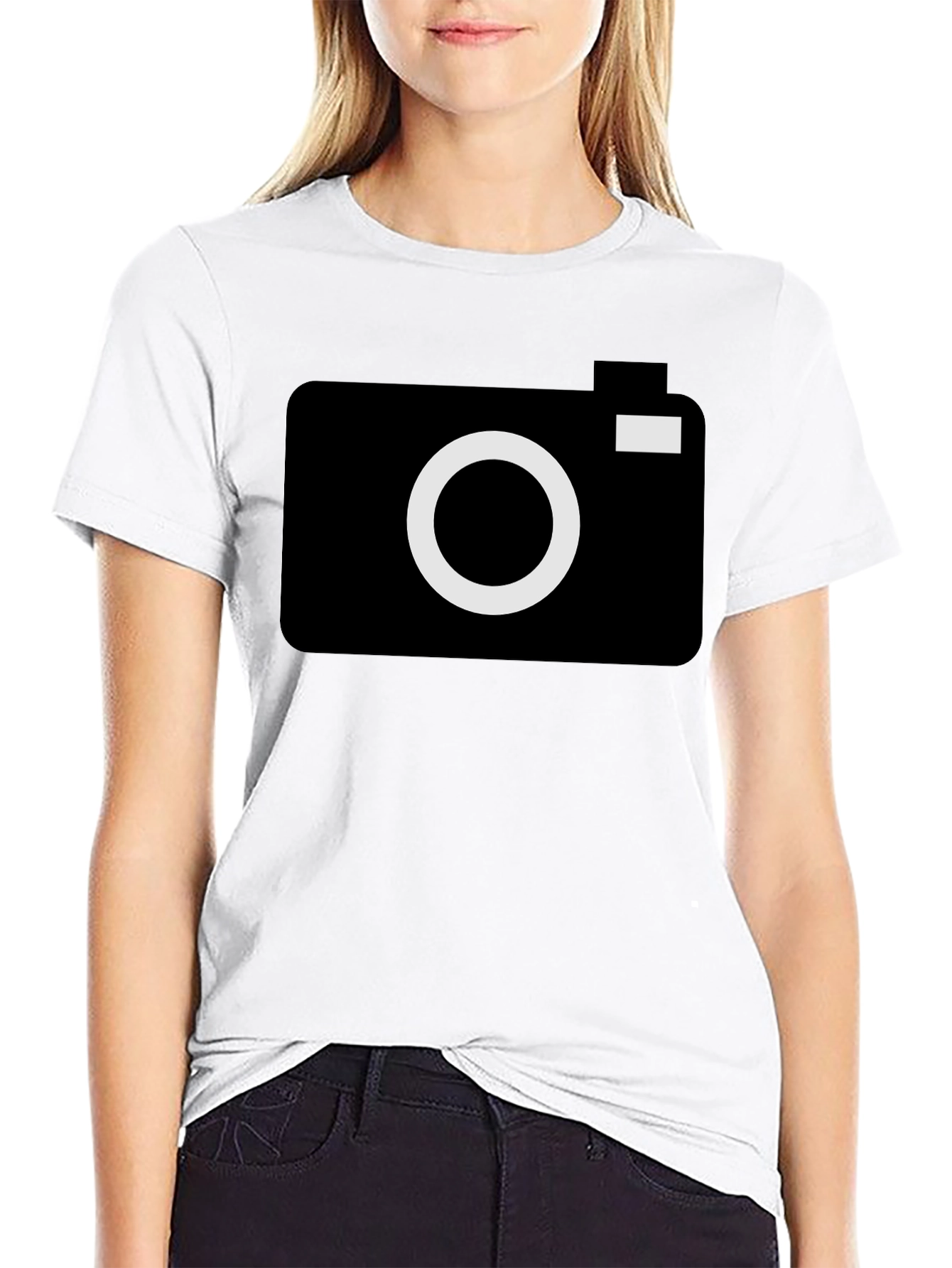 Camera Graphic Black T-Shirt