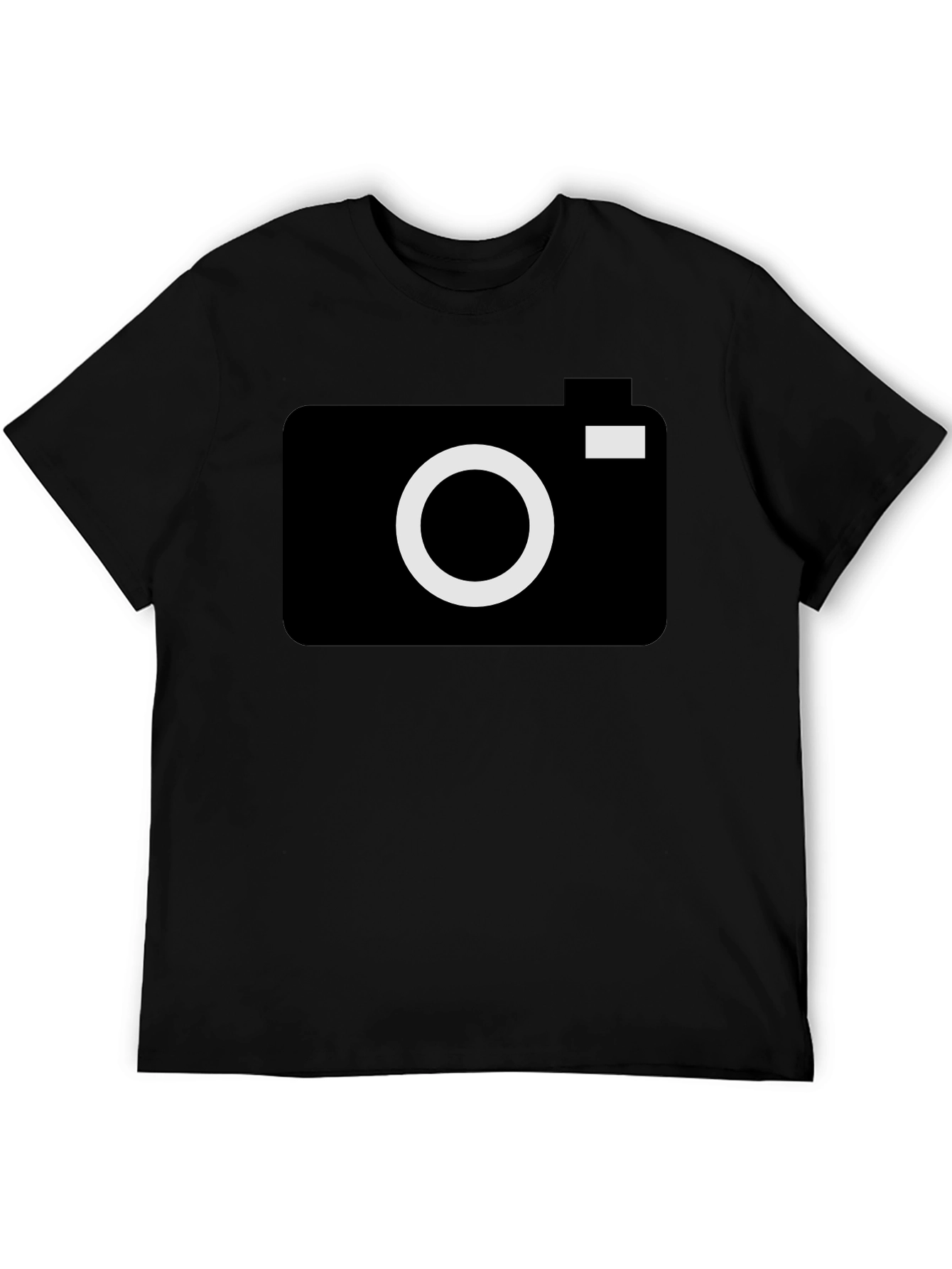 Camera Graphic Black T-Shirt