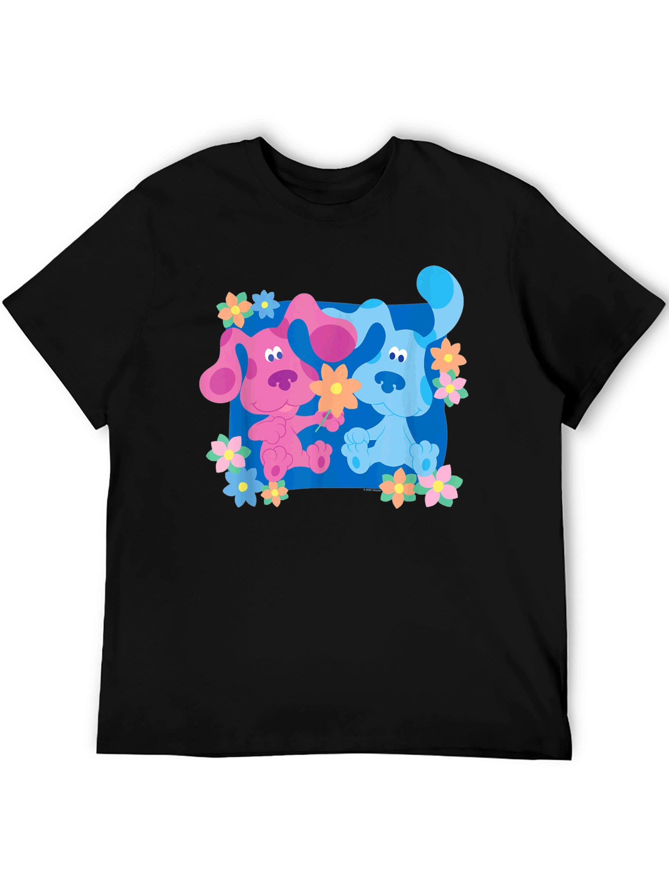 Cartoon Dog Graphic Tee - Blues Clues Inspired