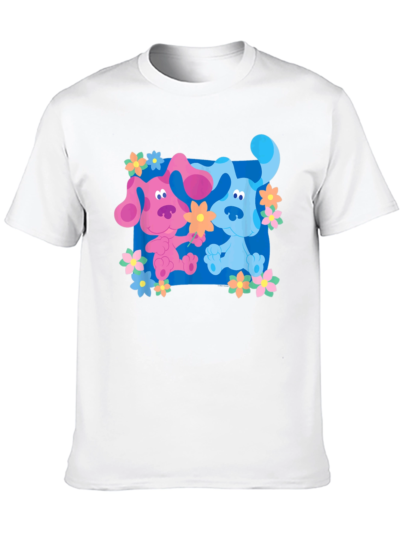 Cartoon Dog Graphic Tee - Blues Clues Inspired
