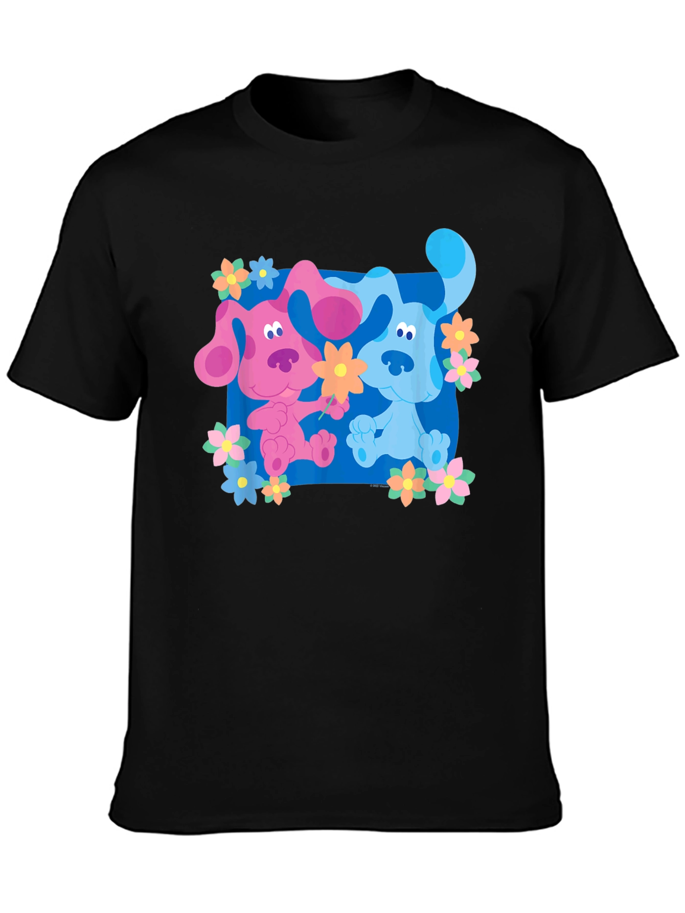 Cartoon Dog Graphic Tee - Blues Clues Inspired