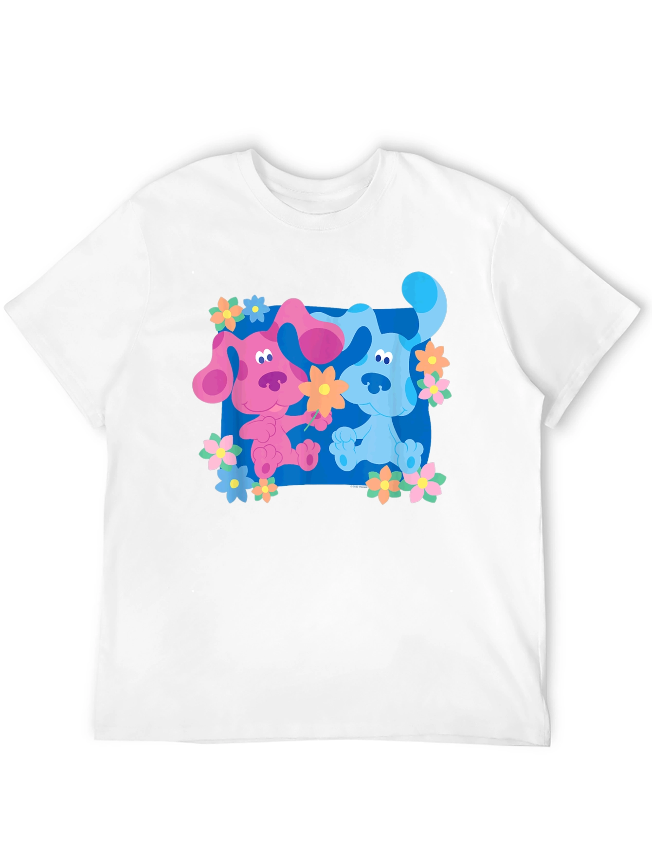Cartoon Dog Graphic Tee - Blues Clues Inspired