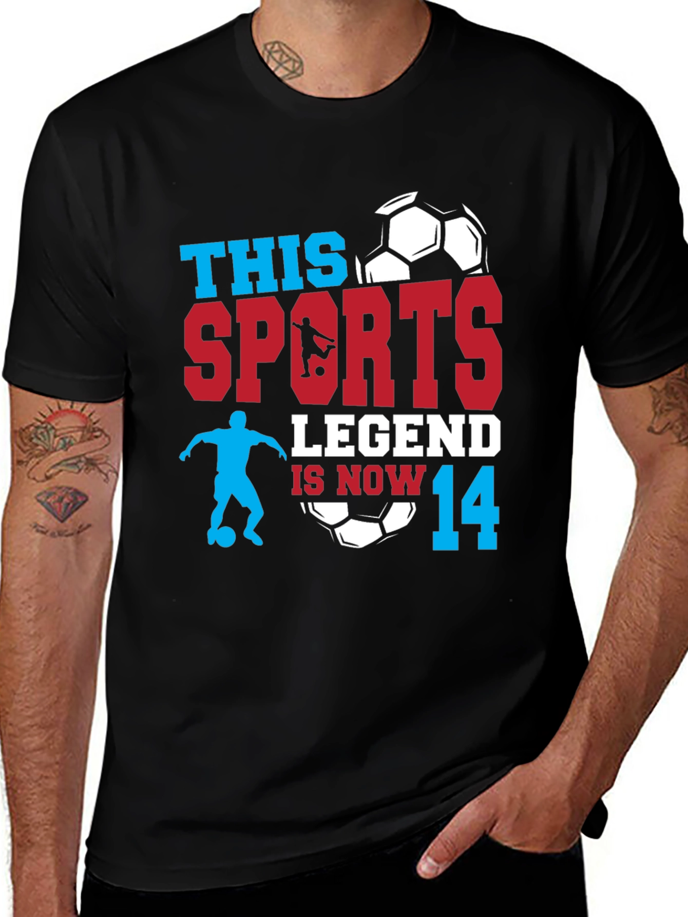 Sports Legend 14th Birthday Soccer T-Shirt