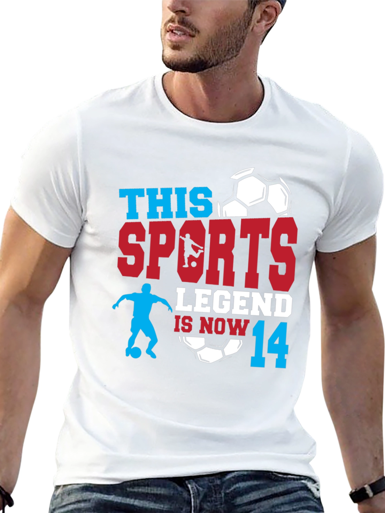 Sports Legend 14th Birthday Soccer T-Shirt