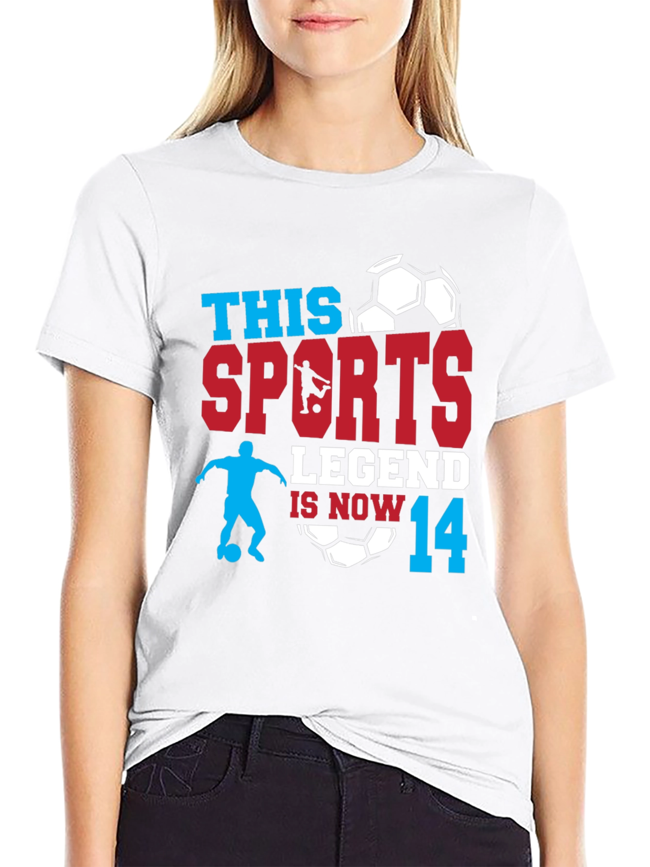 Sports Legend 14th Birthday Soccer T-Shirt