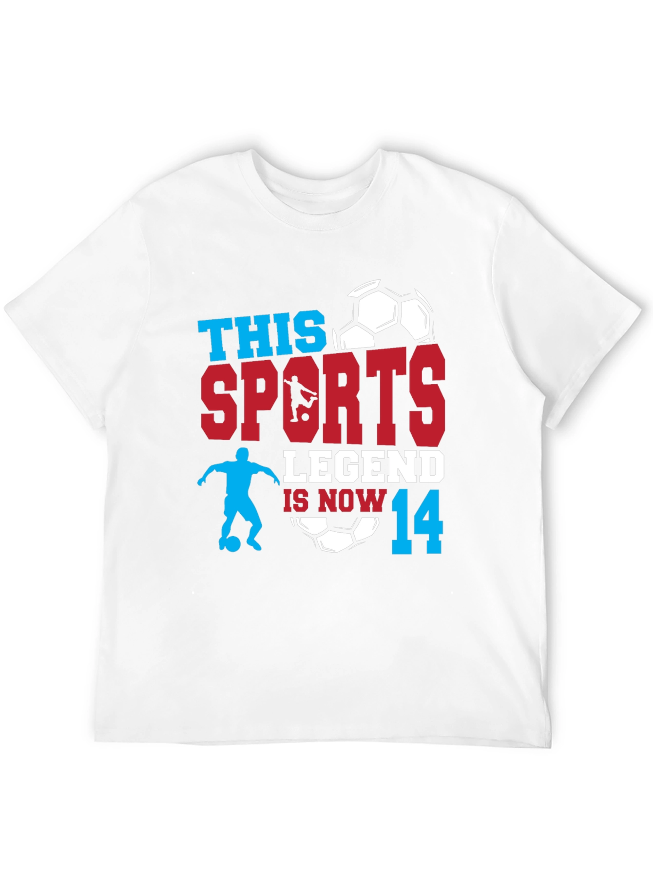 Sports Legend 14th Birthday Soccer T-Shirt