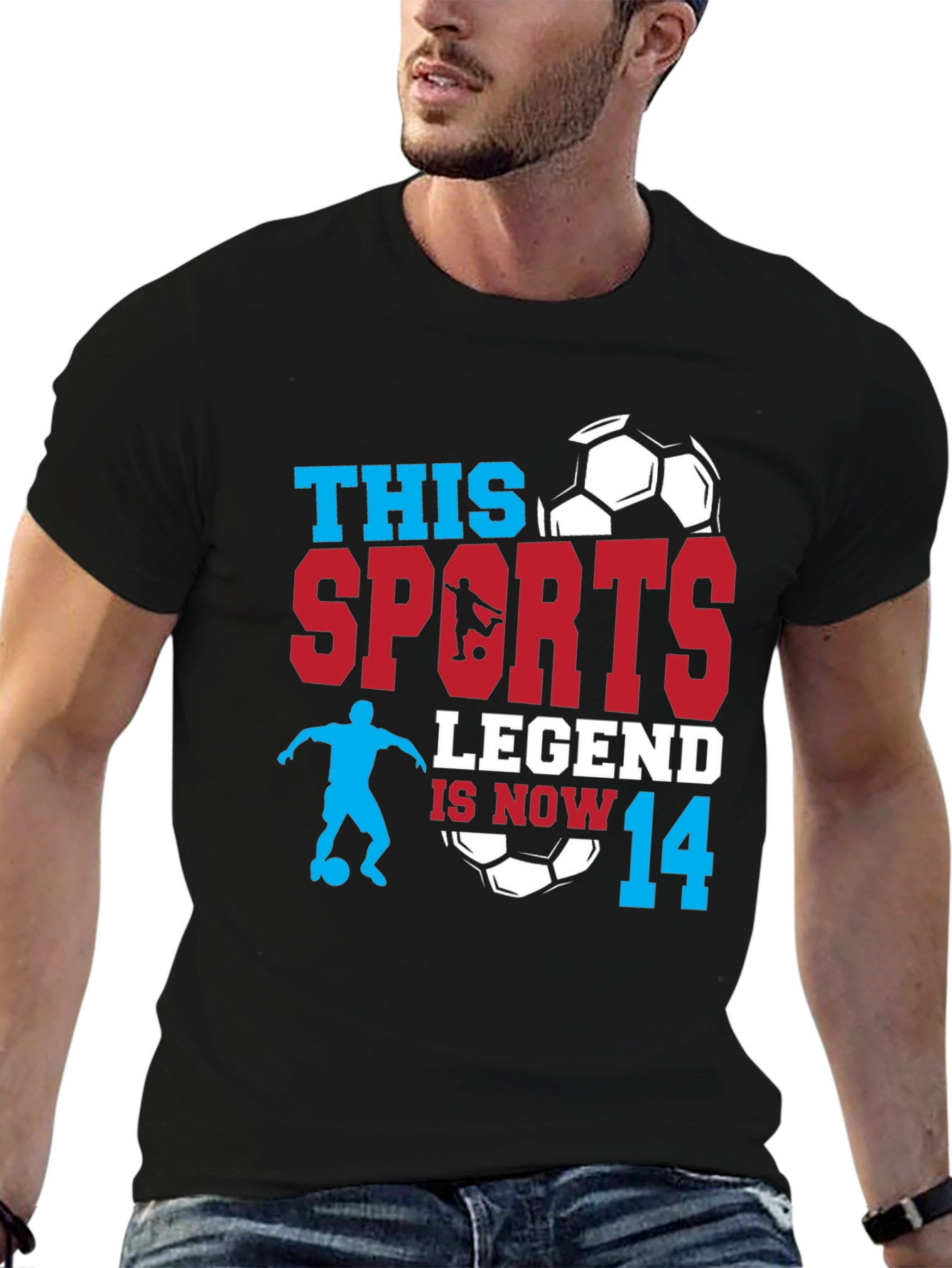 Sports Legend 14th Birthday Soccer T-Shirt