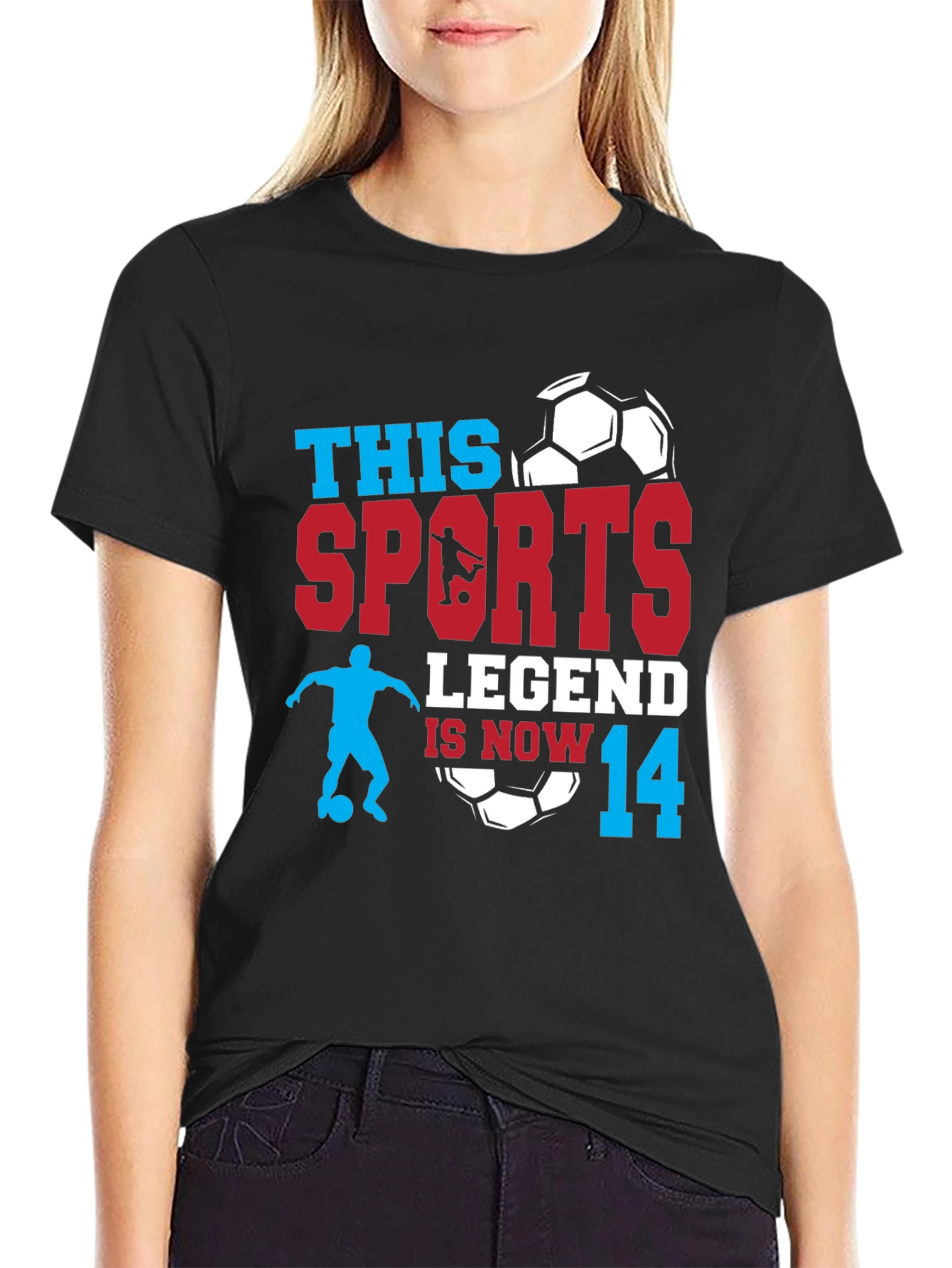 Sports Legend 14th Birthday Soccer T-Shirt