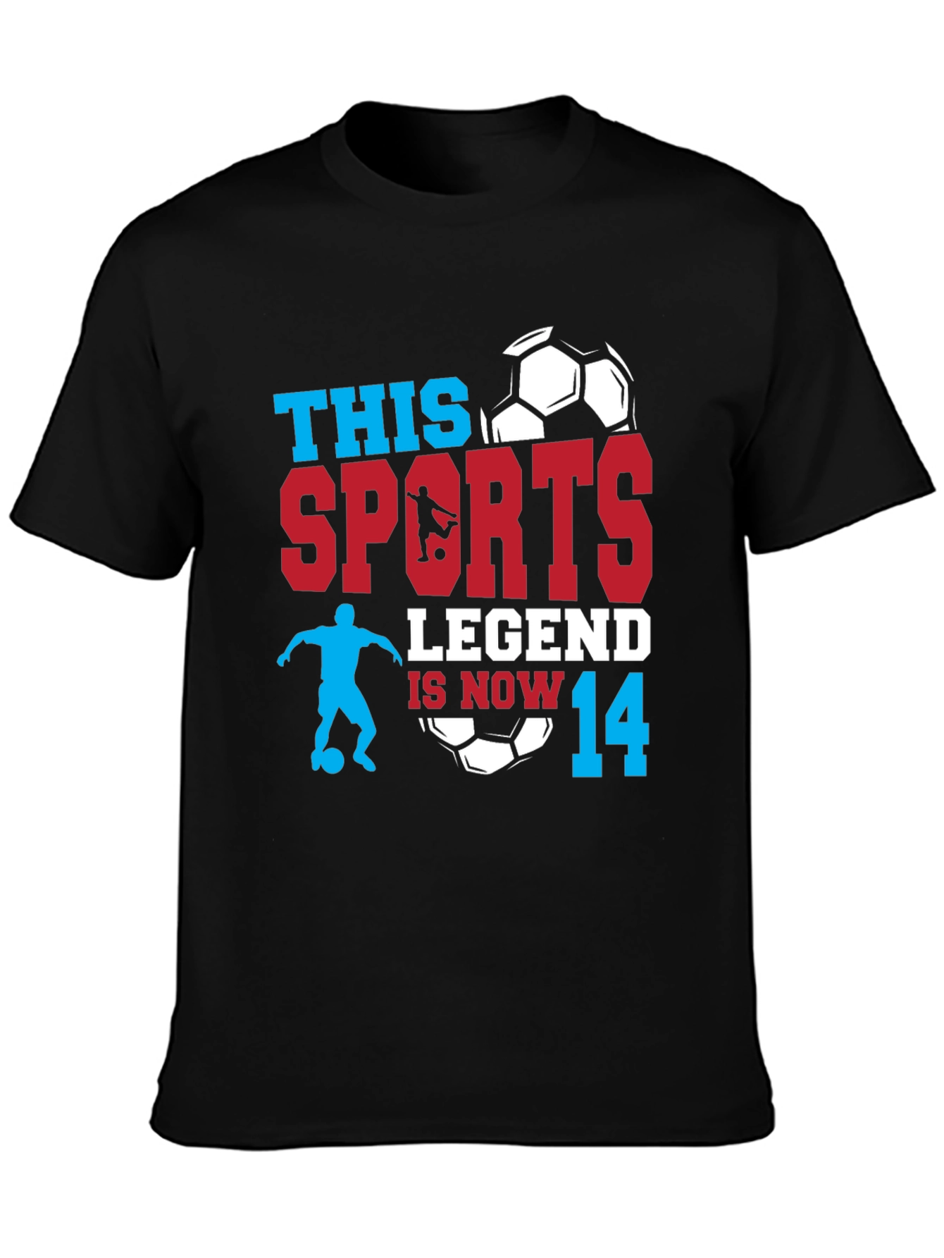 Sports Legend 14th Birthday Soccer T-Shirt