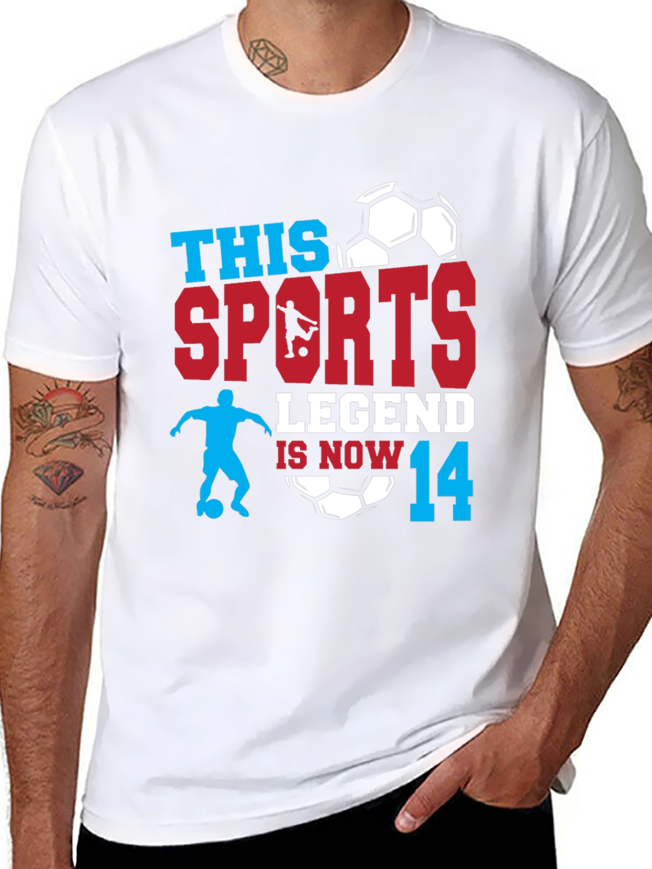 Sports Legend 14th Birthday Soccer T-Shirt