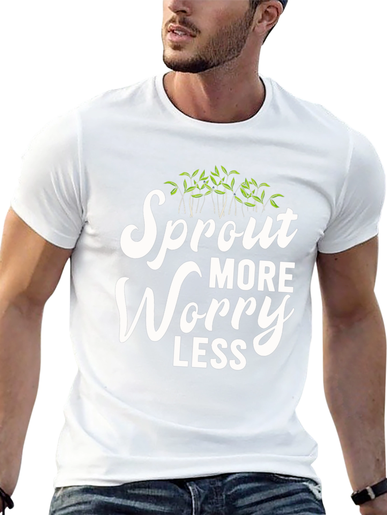 Sprout More Worry Less Graphic Tee