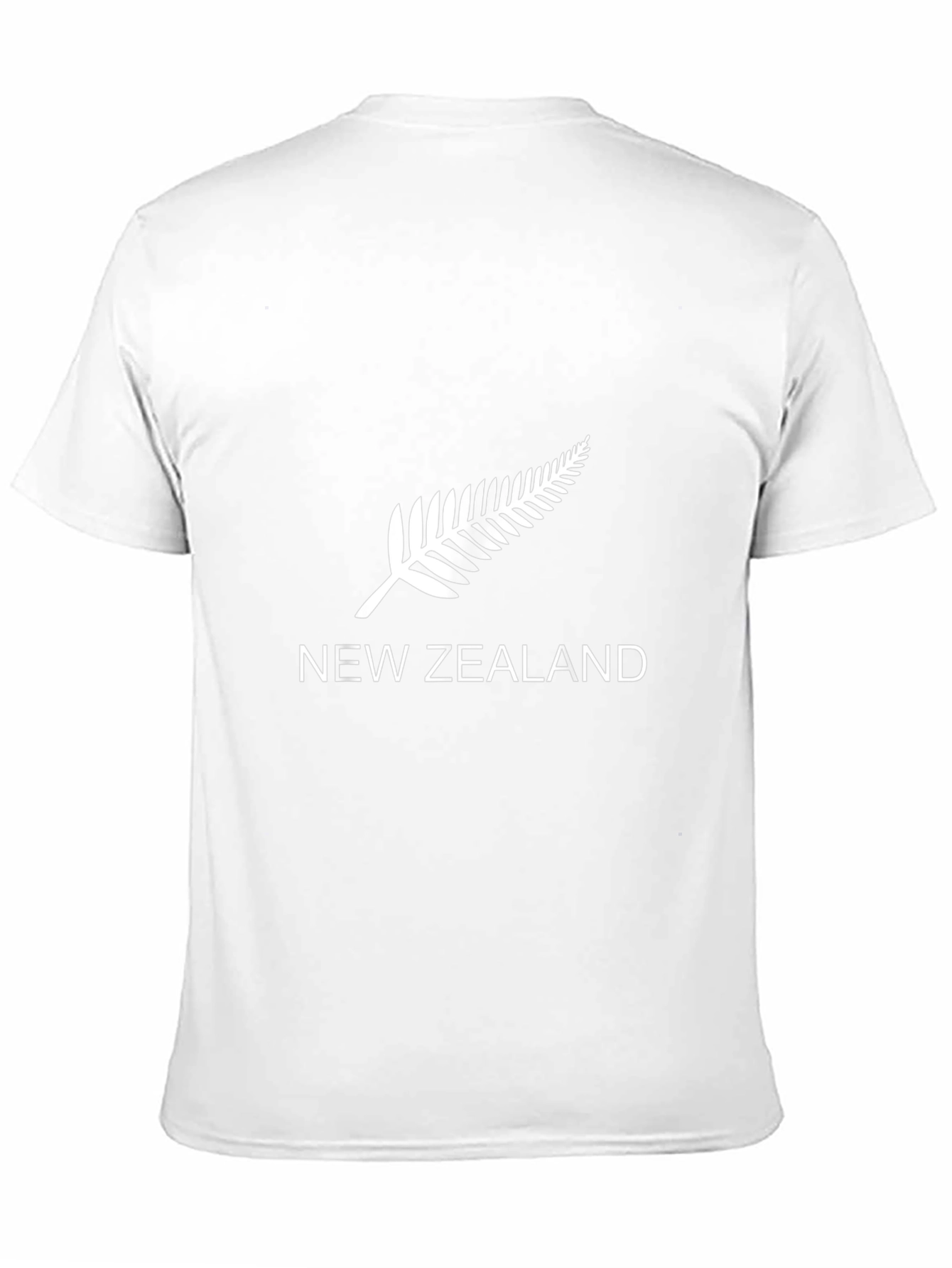 New Zealand Fern Graphic Black T-Shirt