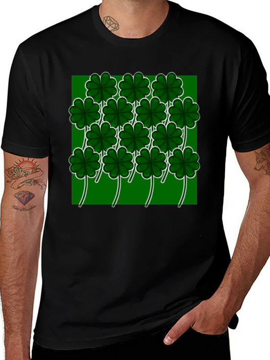 St Patricks Day Clover T-Shirt - Good Luck Charm Tee