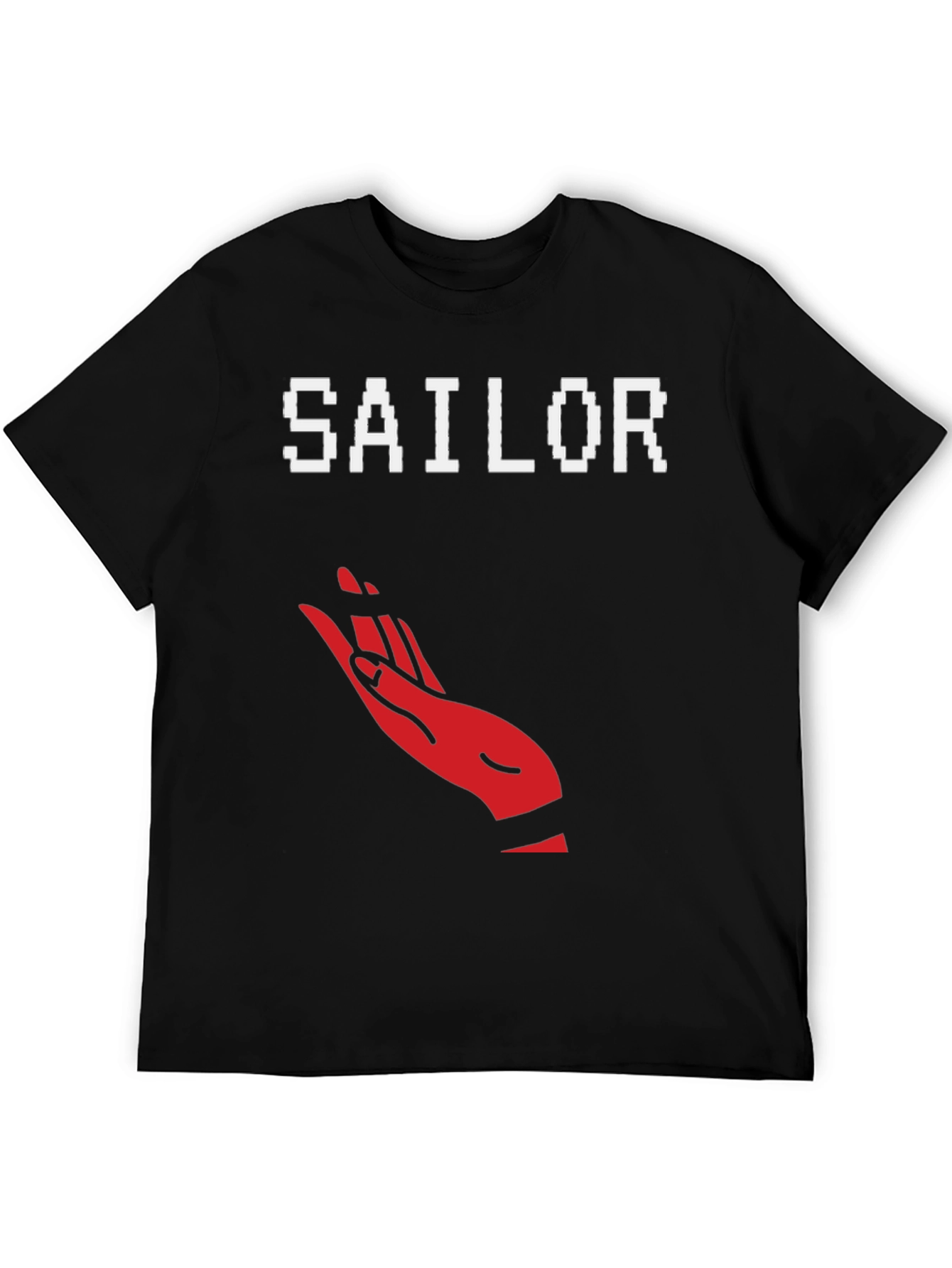 Sailor Hand Graphic Tee - Black