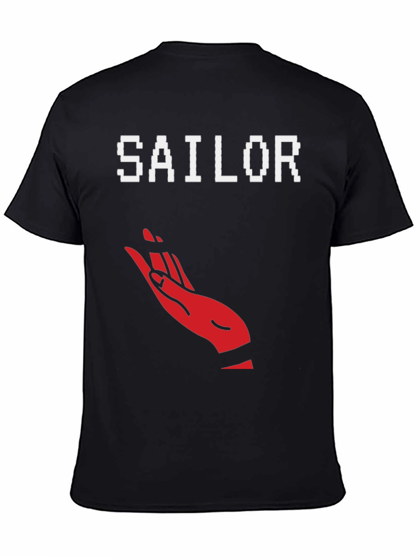 Sailor Hand Graphic Tee - Black
