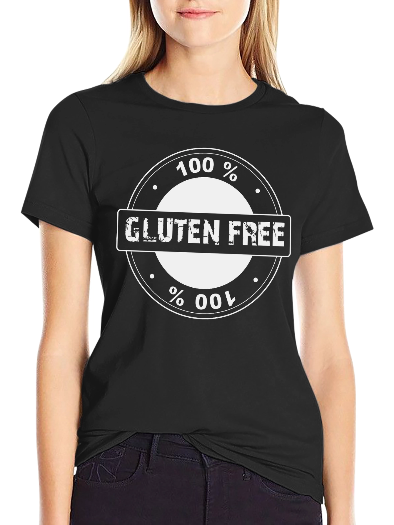 100% Gluten Free Novelty Graphic T-Shirt