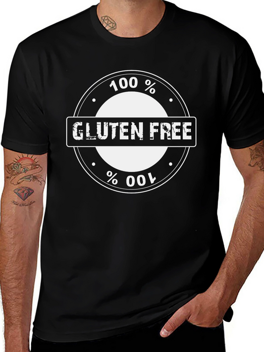 100% Gluten Free Novelty Graphic T-Shirt