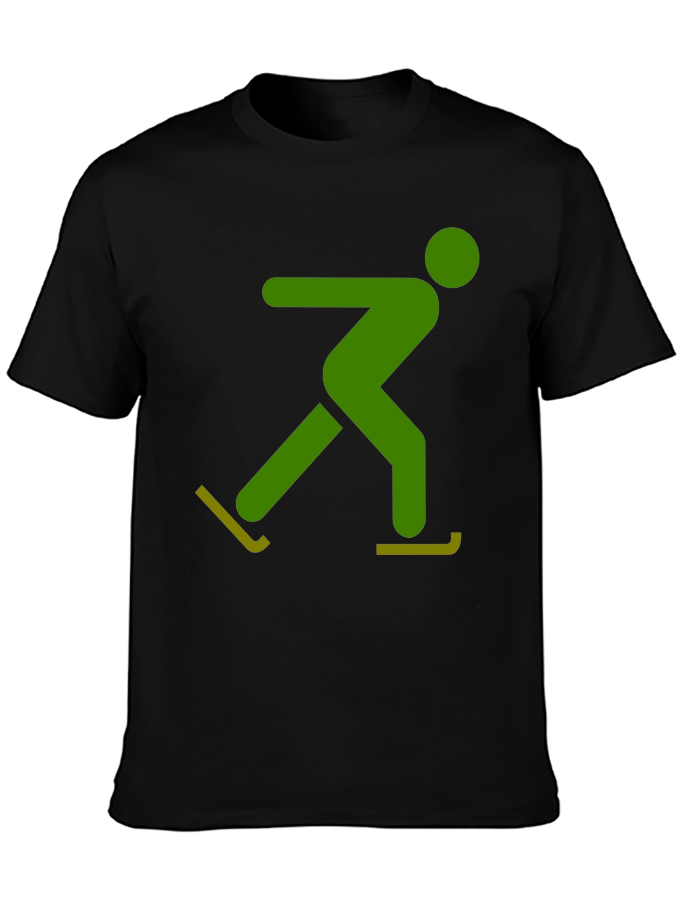 Skater Graphic Tee - Black Casual Shirt