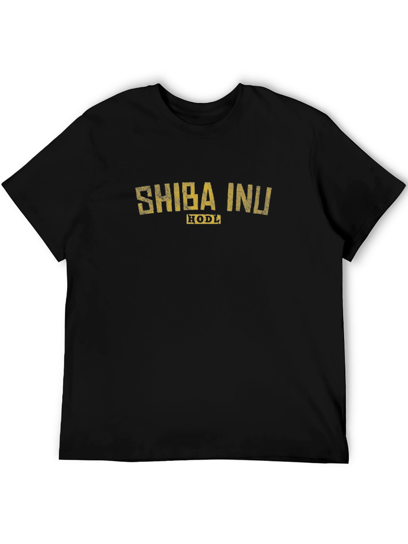 Shiba Inu HODL Black T-Shirt
