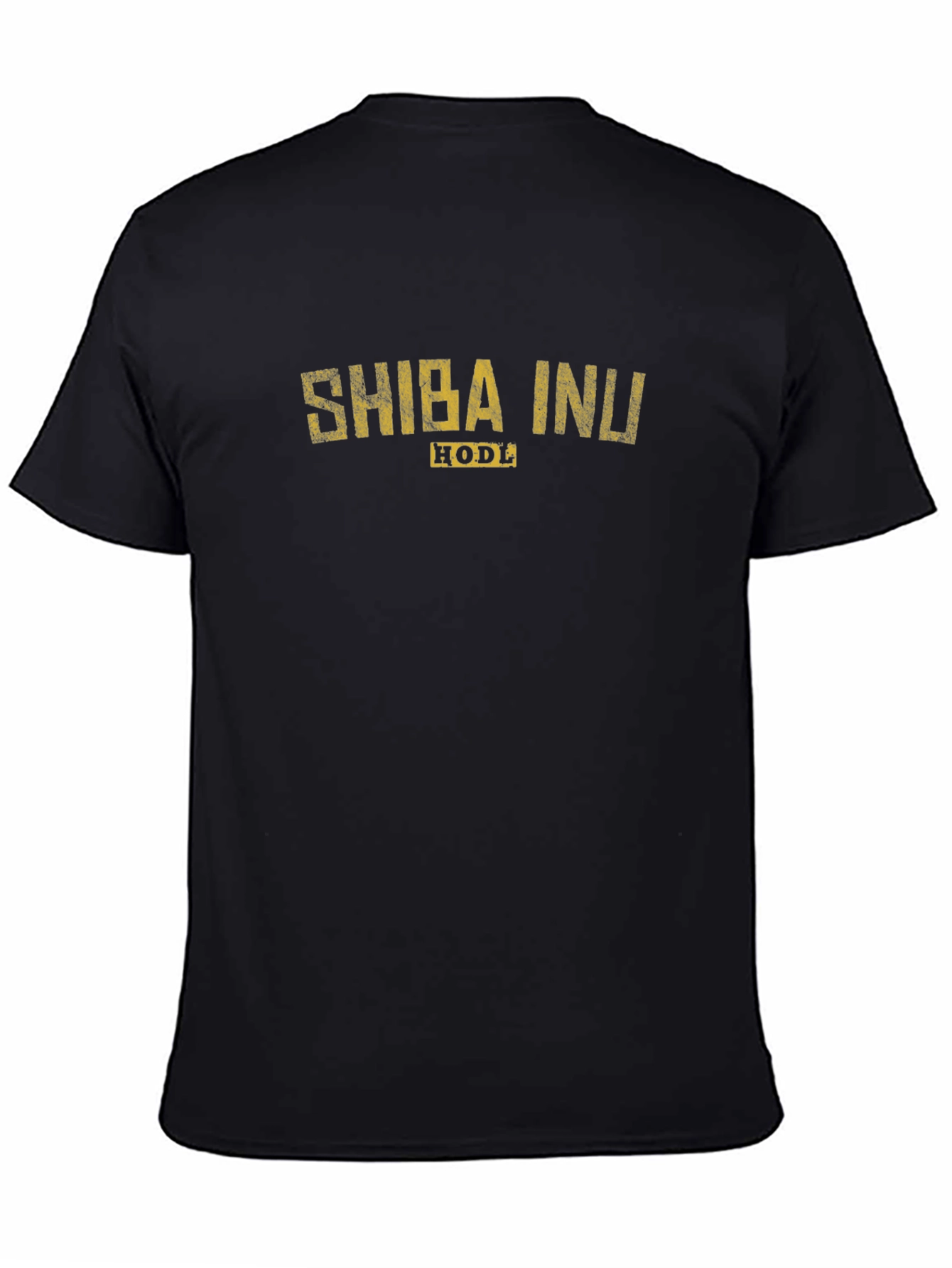 Shiba Inu HODL Black T-Shirt