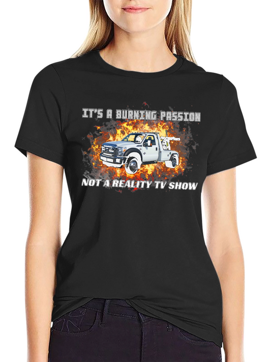 Burning Passion Tow Truck T-Shirt