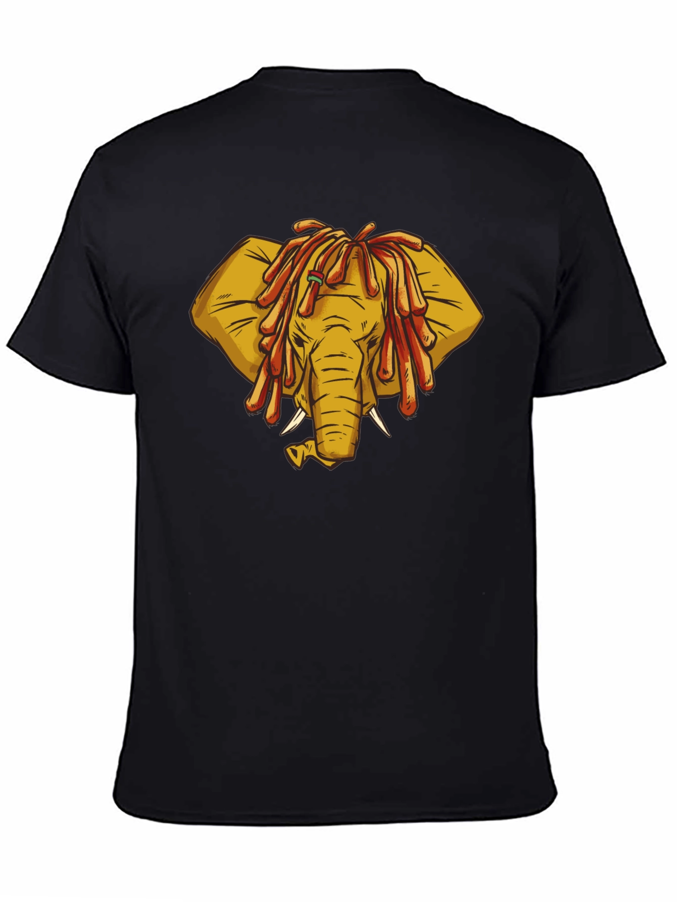 Rasta Elephant Graphic Tee - Unique Design!
