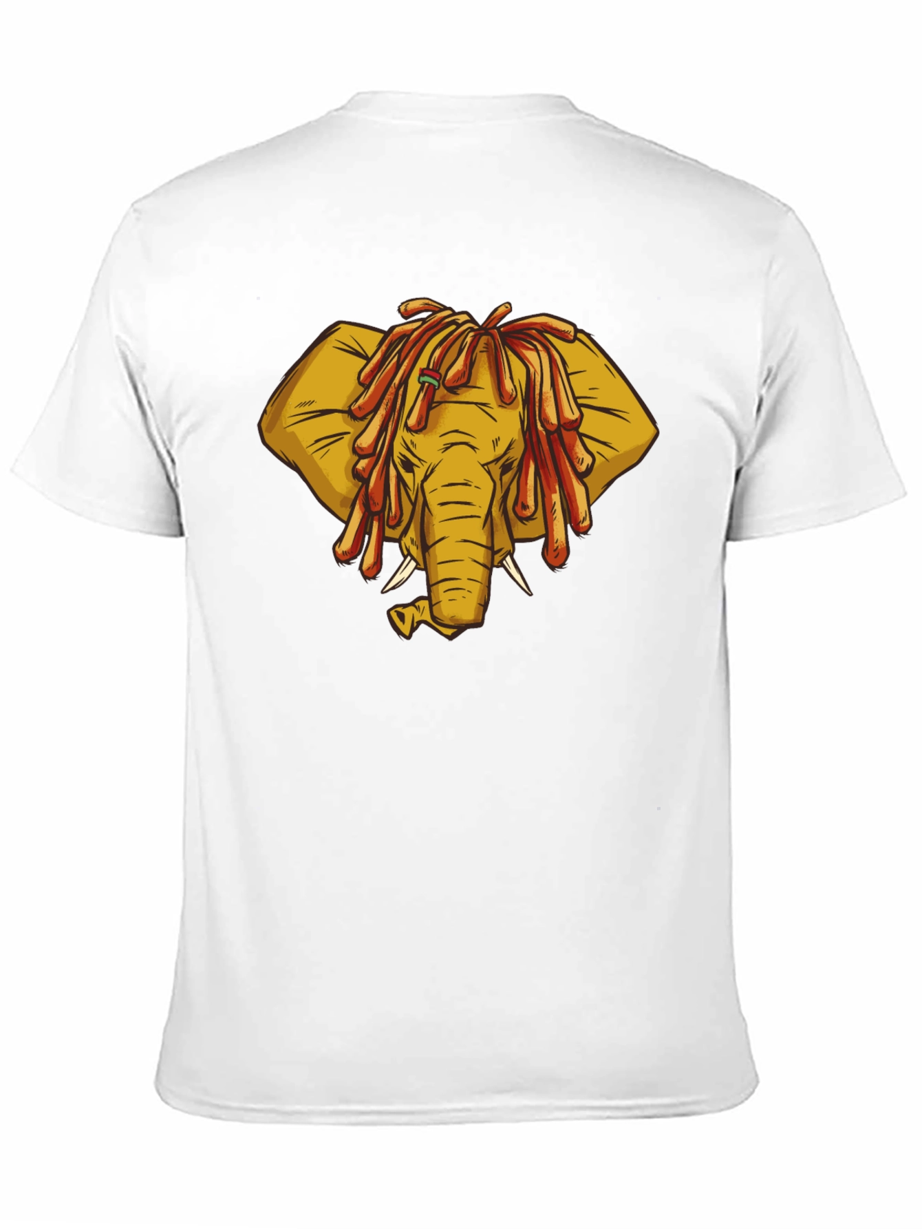 Rasta Elephant Graphic Tee - Unique Design!
