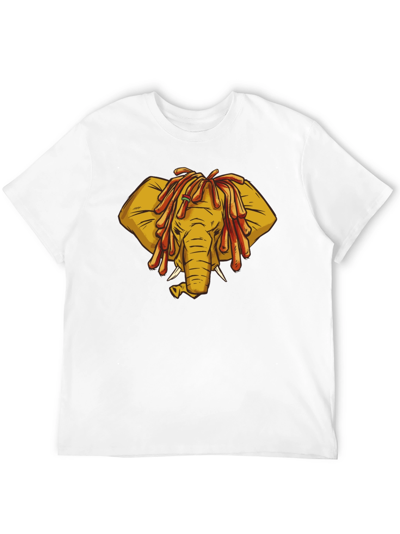 Rasta Elephant Graphic Tee - Unique Design!