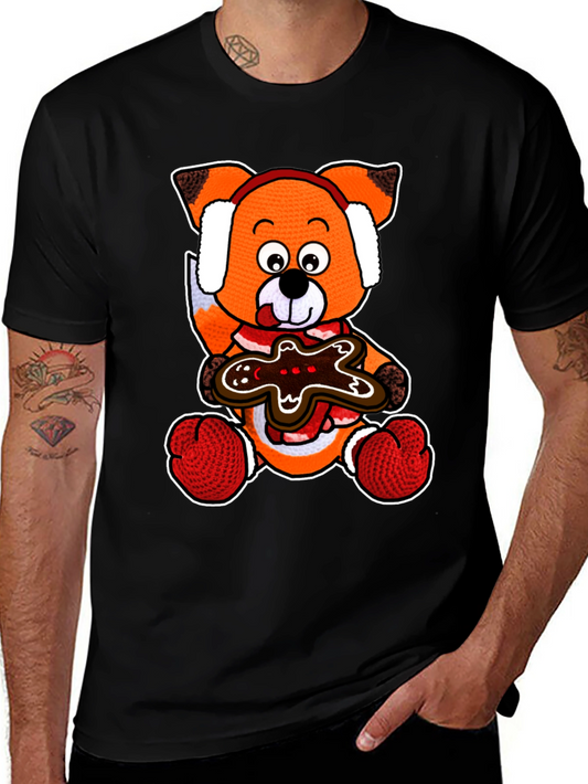 Festive Fox & Gingerbread T-Shirt
