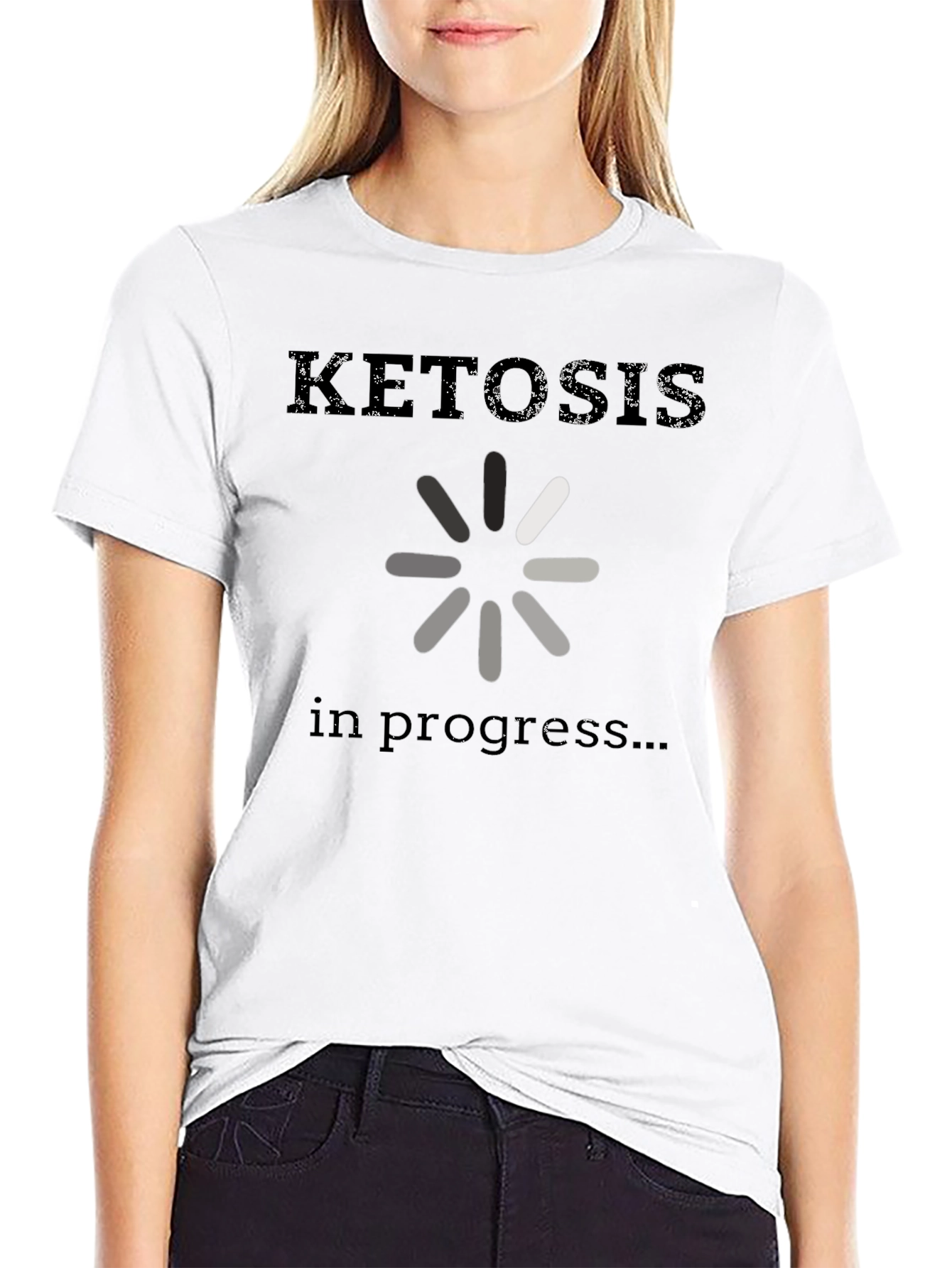 Ketosis in Progress Funny Graphic Tee