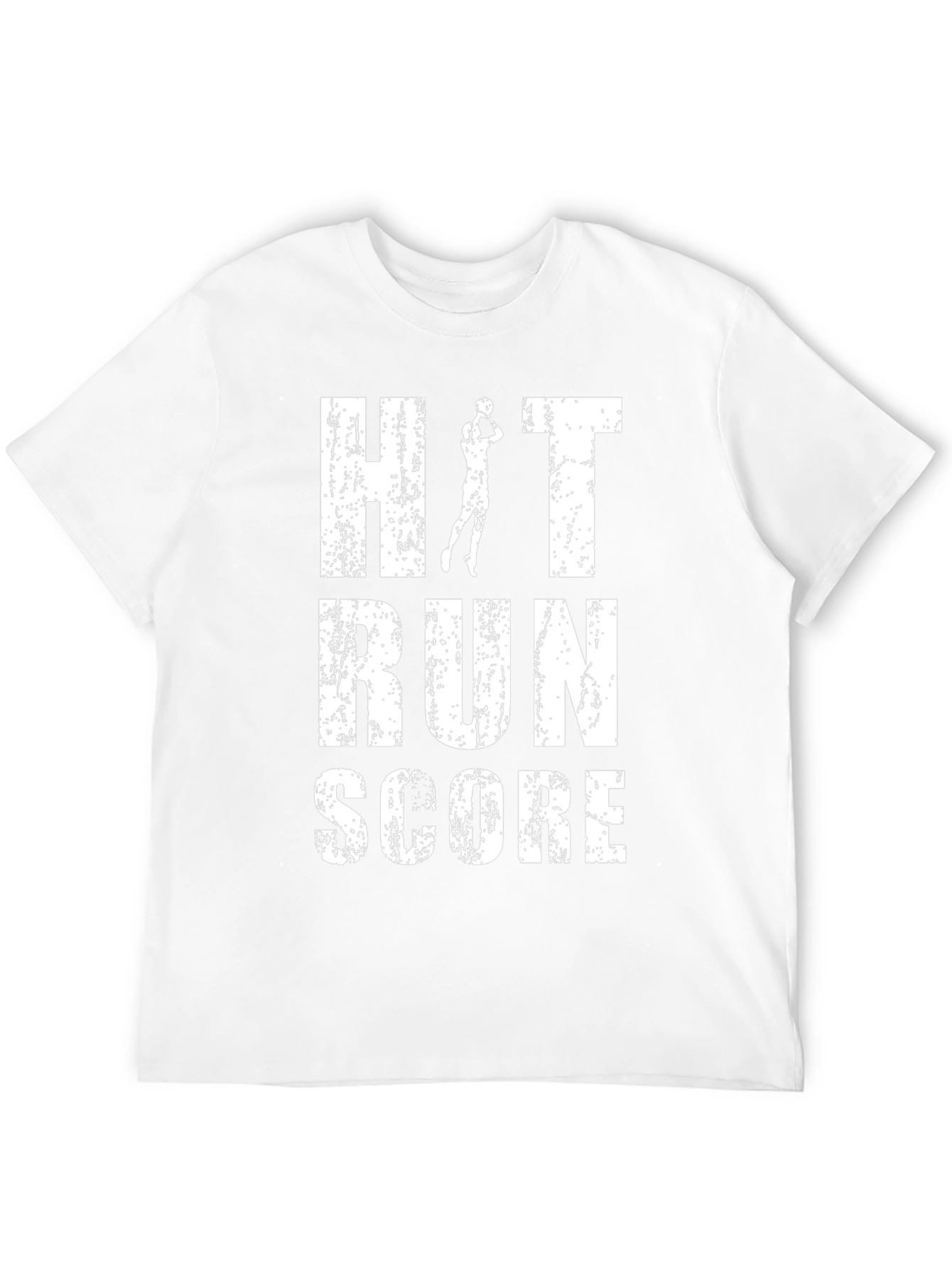 Hit Run Score Baseball T-Shirt