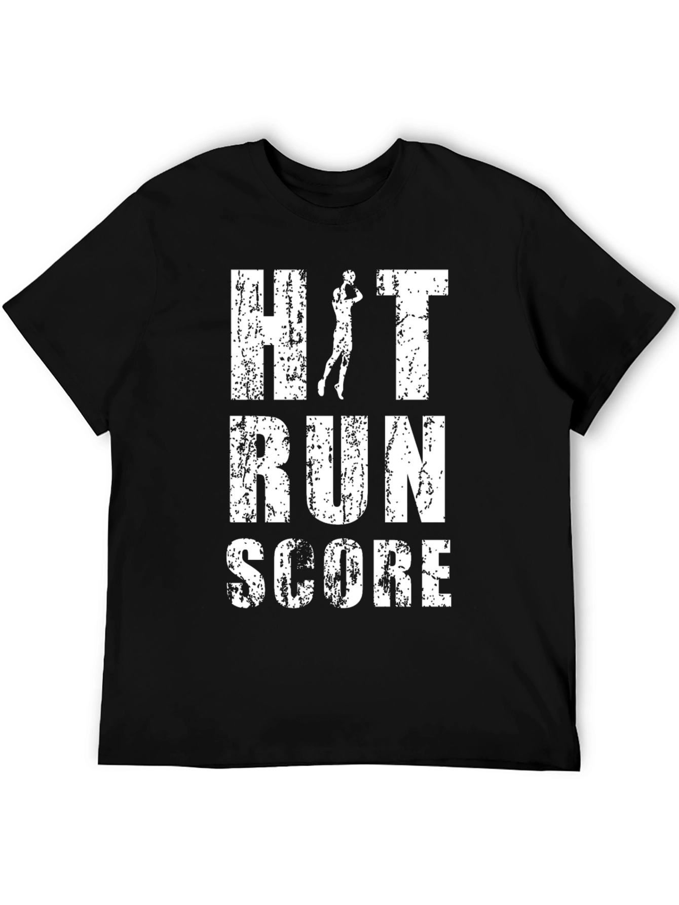 Hit Run Score Baseball T-Shirt