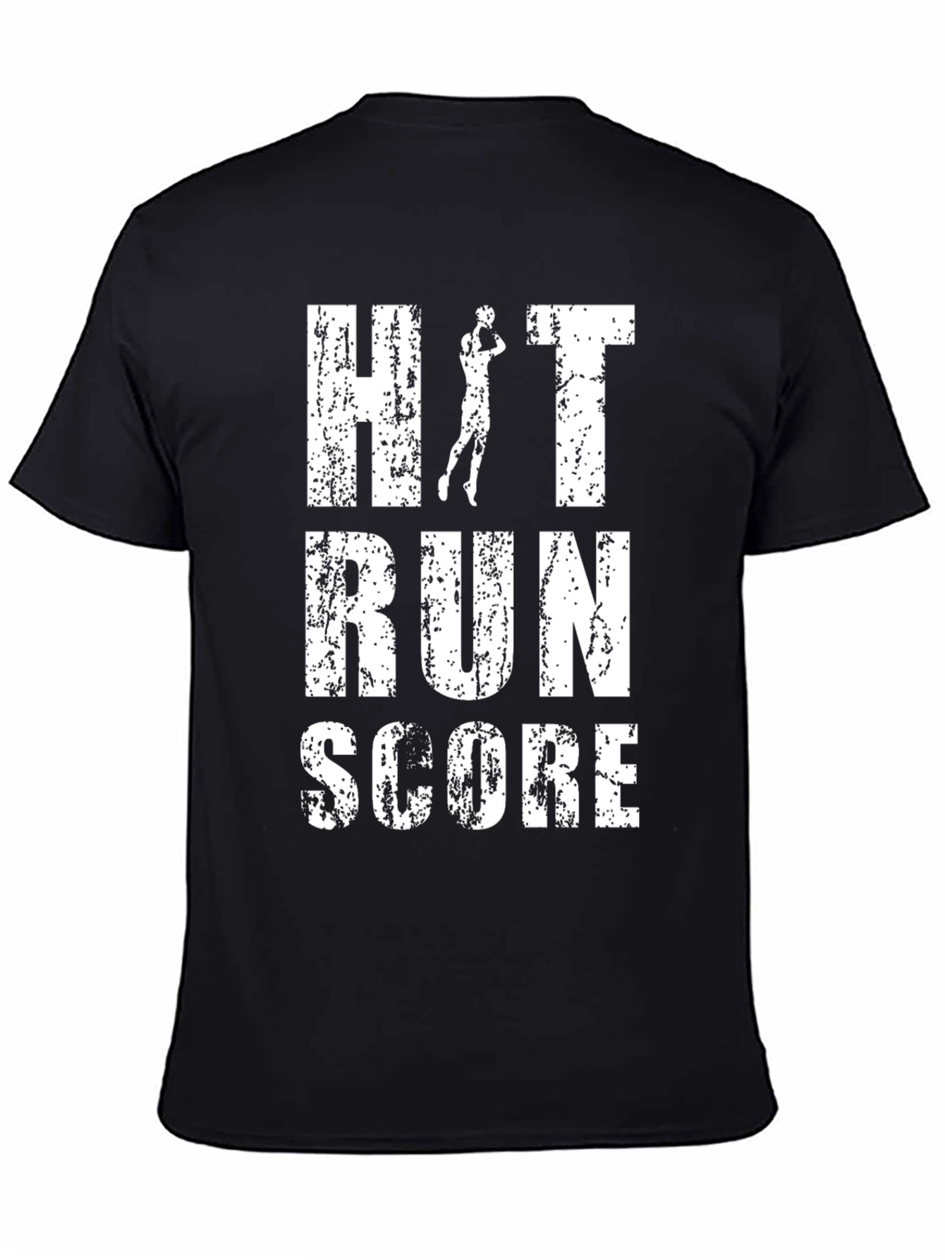 Hit Run Score Baseball T-Shirt