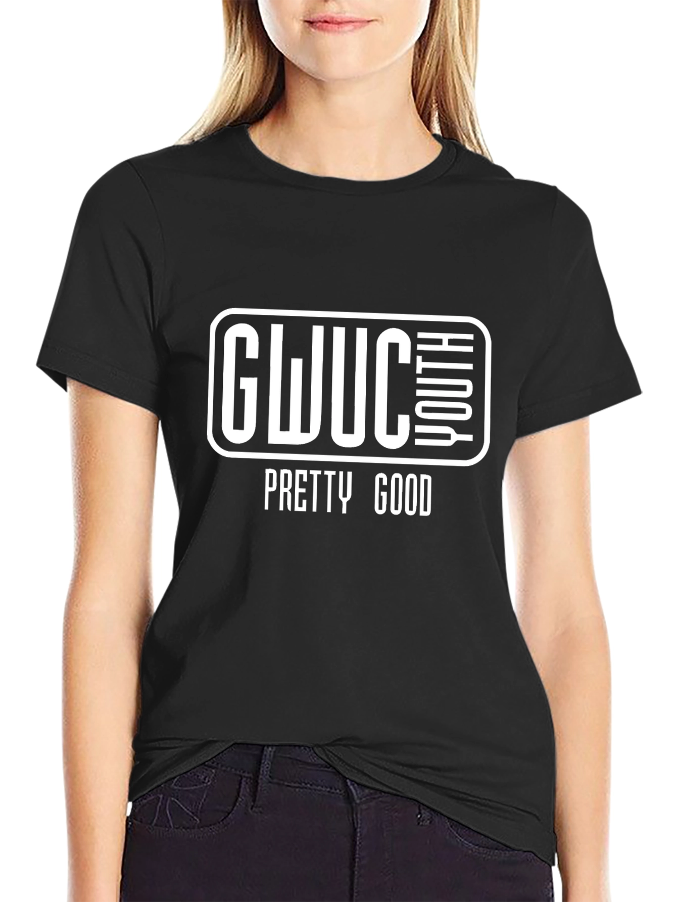 GWUC Youth Pretty Good Black T-Shirt