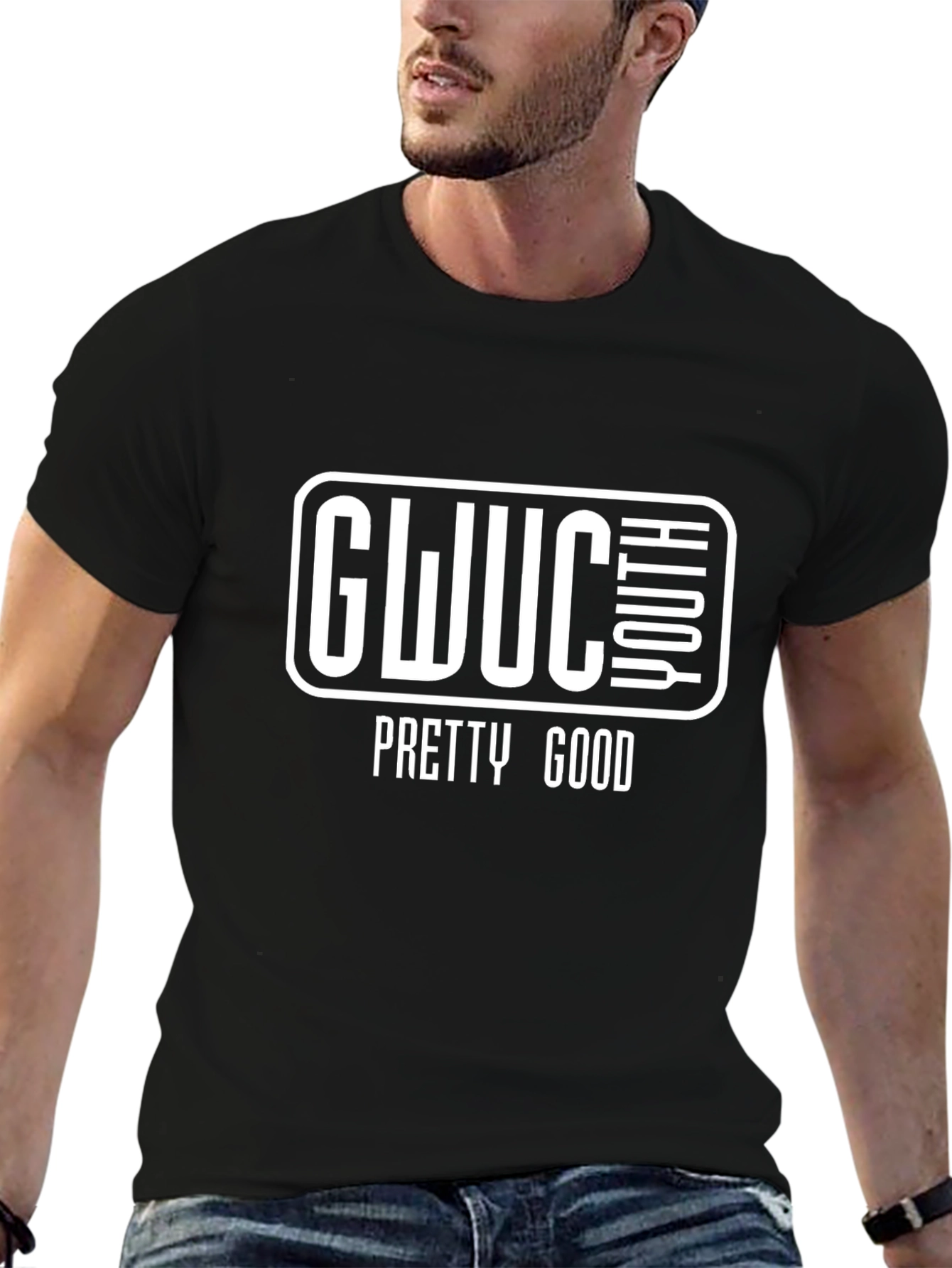GWUC Youth Pretty Good Black T-Shirt