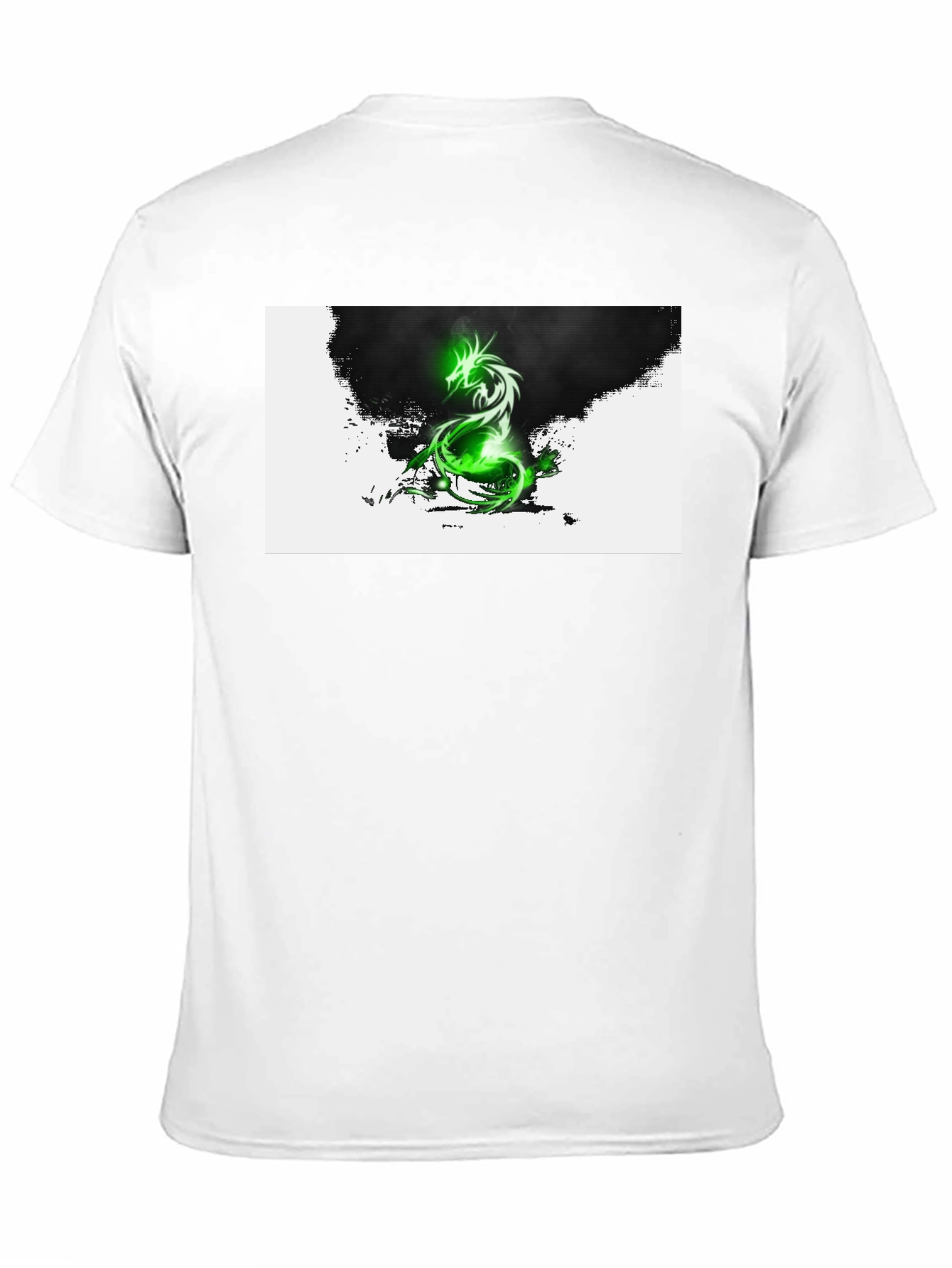 Green Dragon Graphic T-Shirt - Black