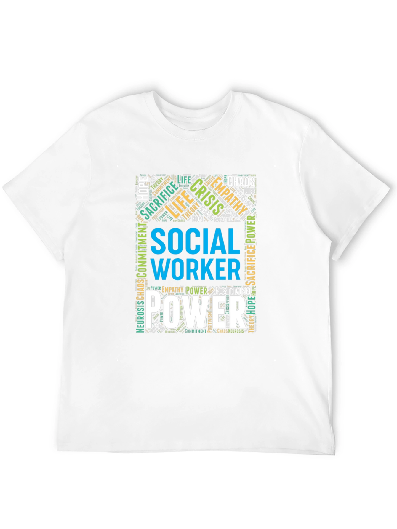 Social Worker Word Art T-Shirt