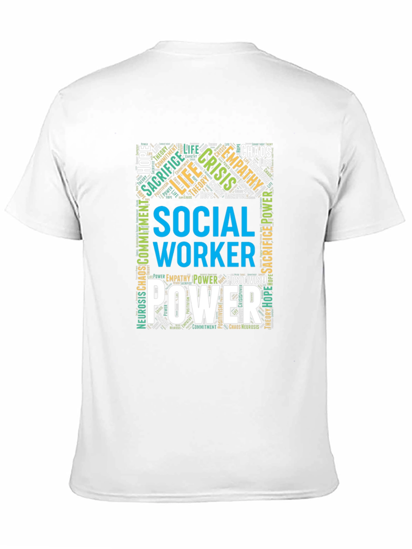 Social Worker Word Art T-Shirt