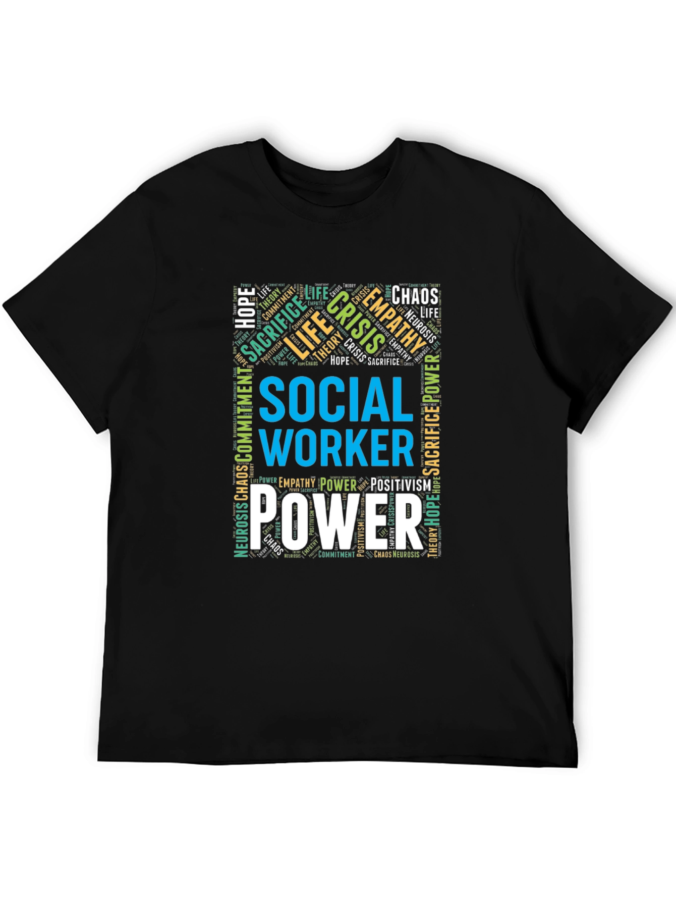 Social Worker Word Art T-Shirt