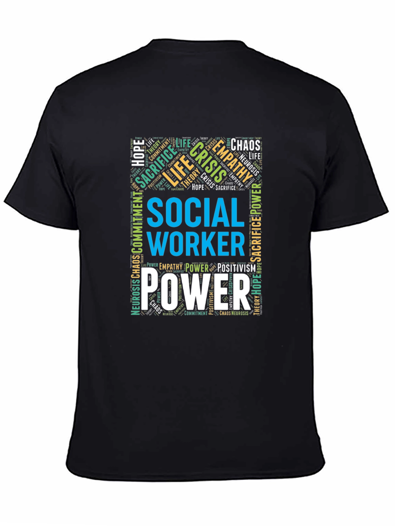 Social Worker Word Art T-Shirt