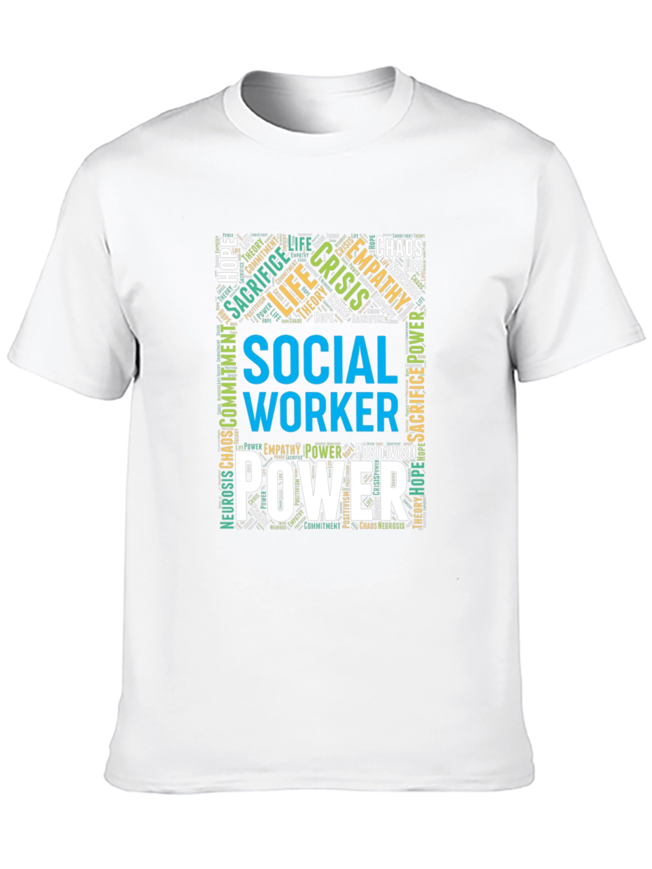 Social Worker Word Art T-Shirt
