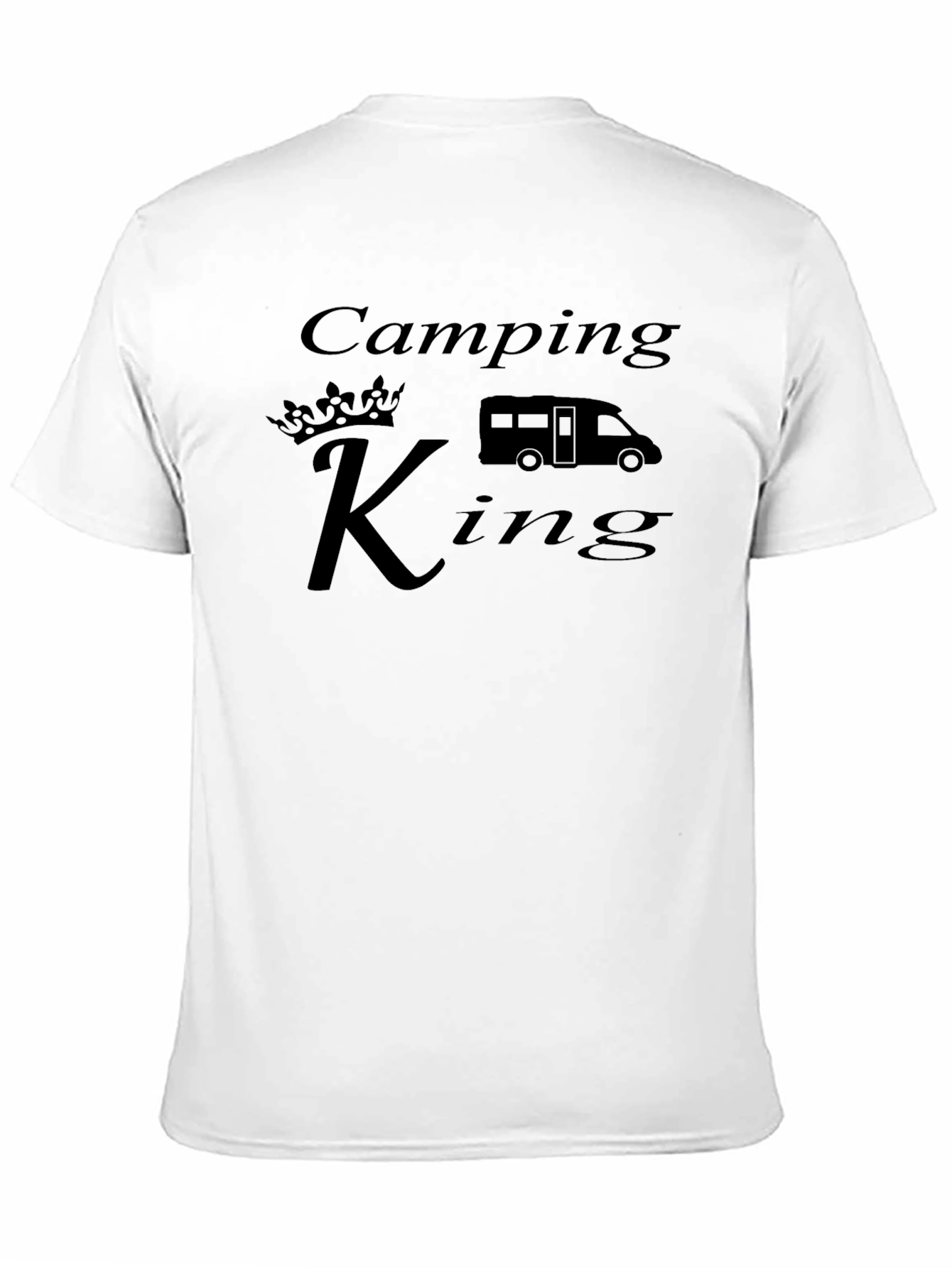Camping King Graphic Tee - Black T-Shirt