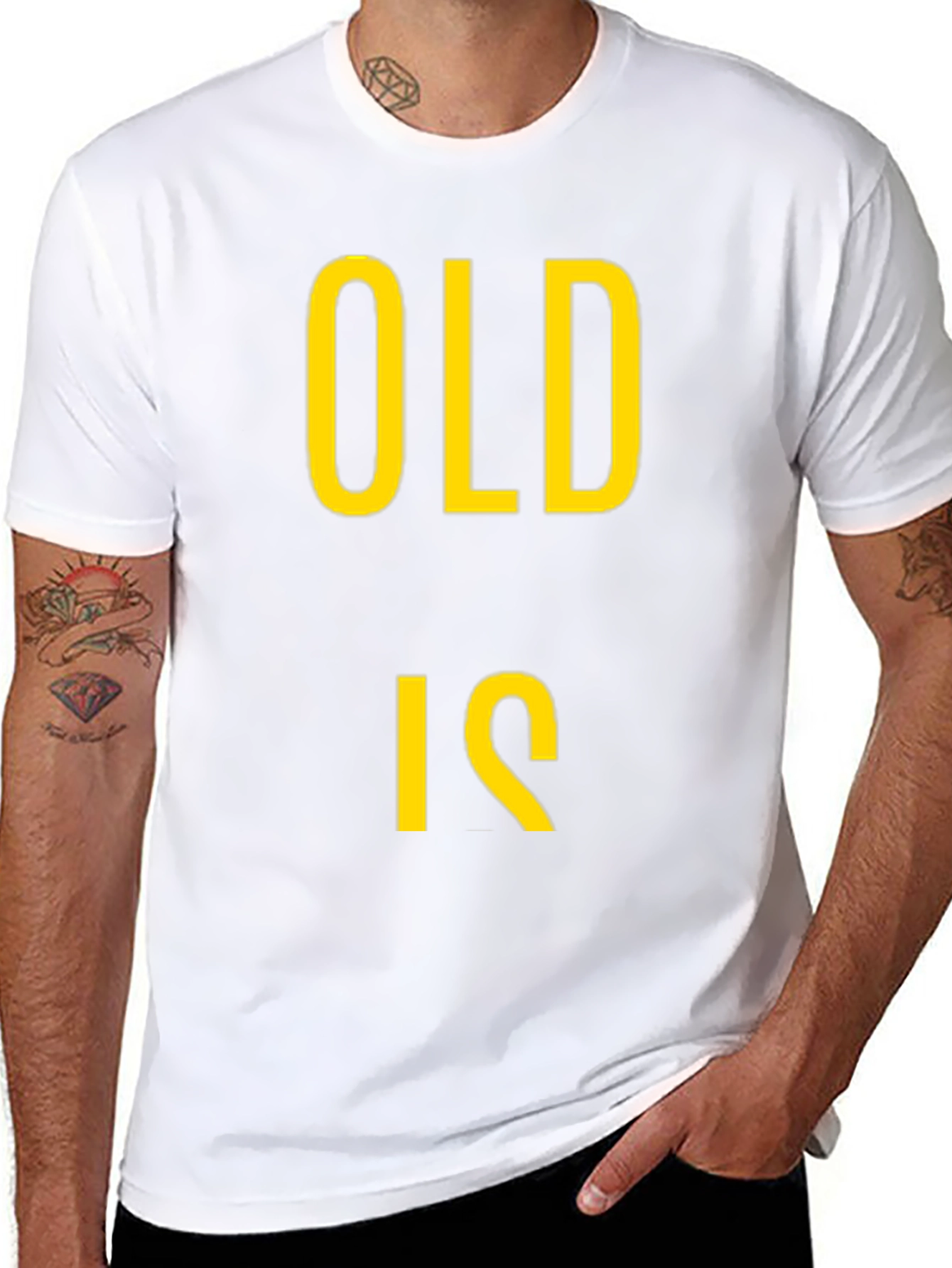 Old Is Gold Black Graphic Tee