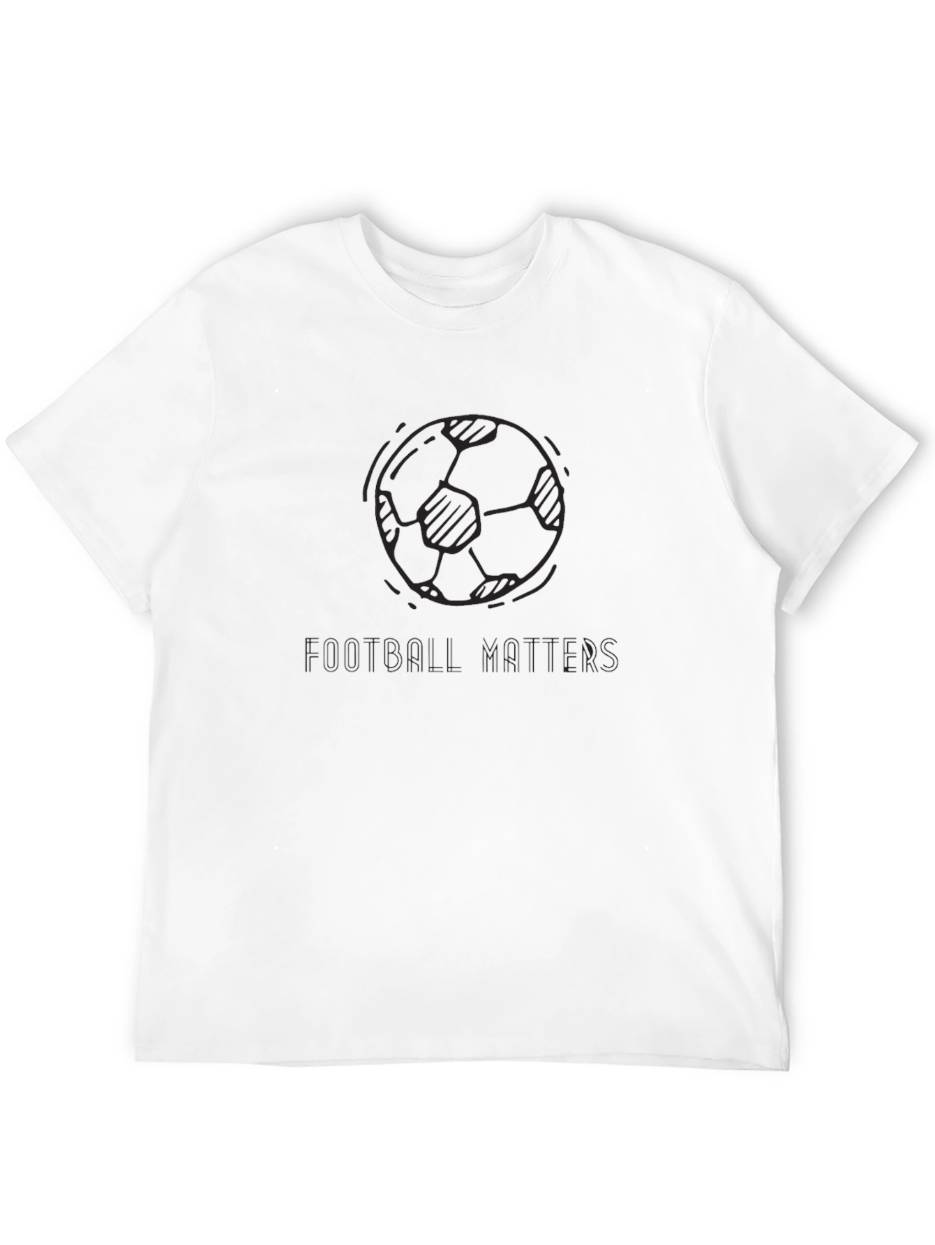 Football Matters Graphic Tee - Black