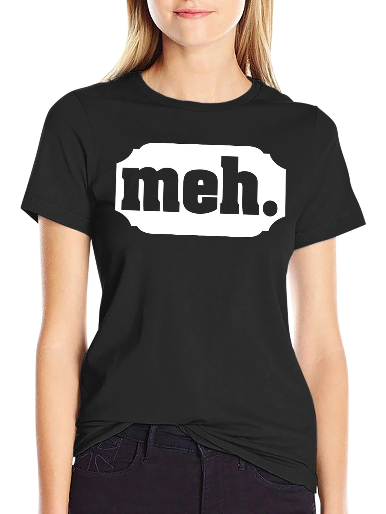 Meh. Graphic T-Shirt - Casual Sarcastic Tee