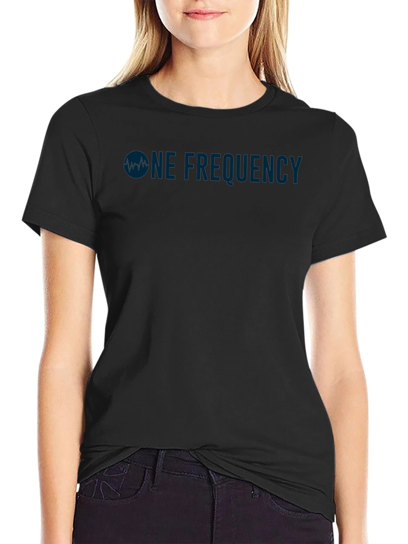 One Frequency Graphic T-Shirt - Black
