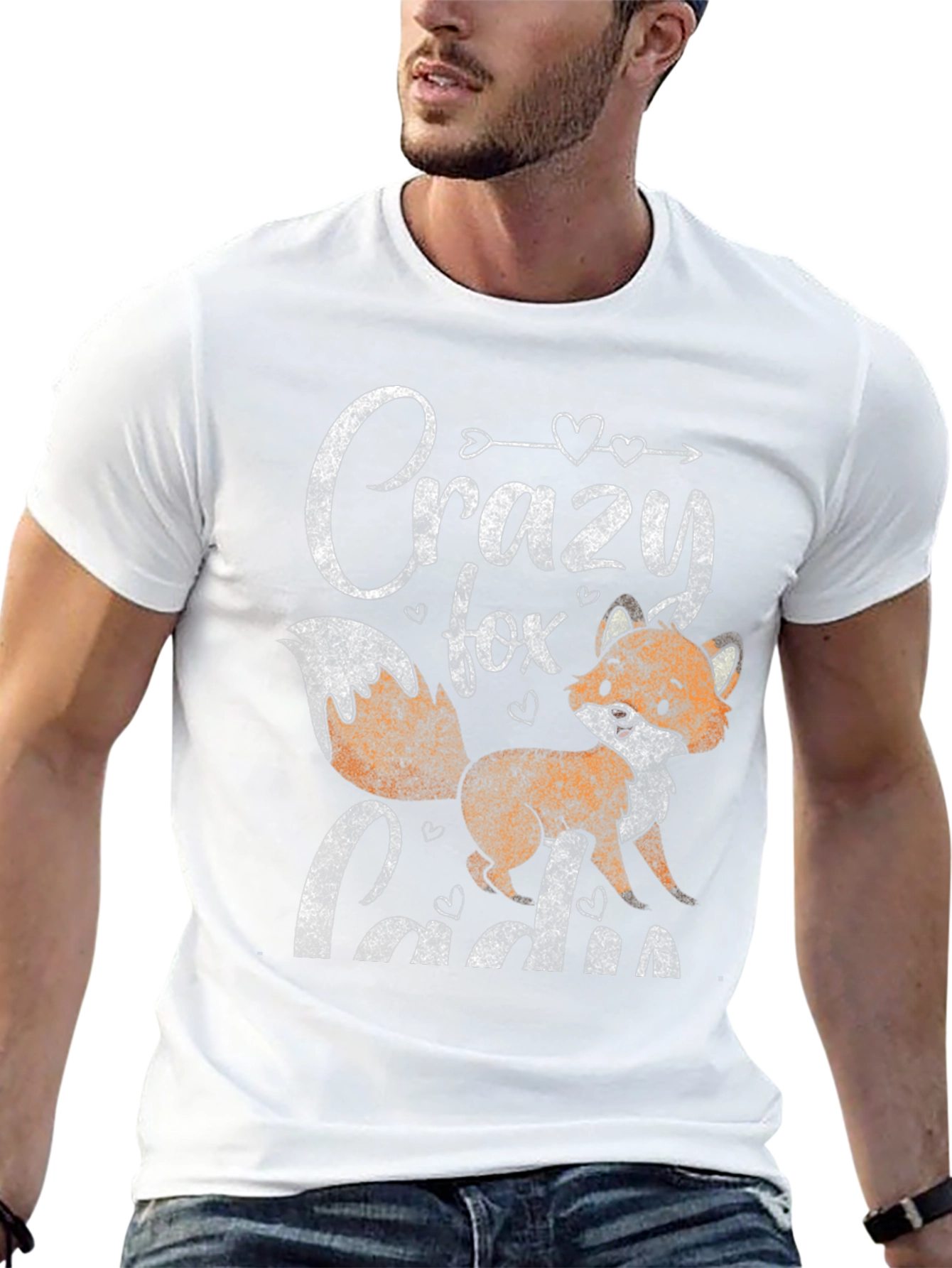 Crazy Fox Lady Graphic Tee